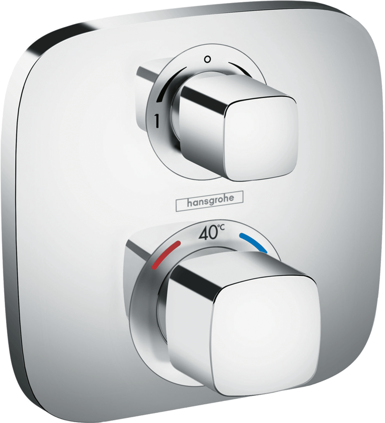 Hansgrohe Ecostat E thermostat de douche encastré chrome brillant