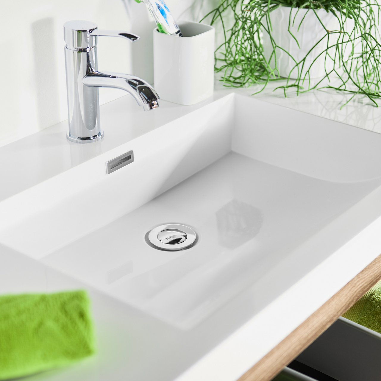 Linie Sybelle Waschbecken Armatur: Chrom glänzend