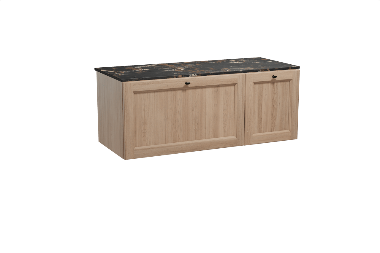 Balmani Lemon meuble salle de bains avec tablette pour vasques Stretto