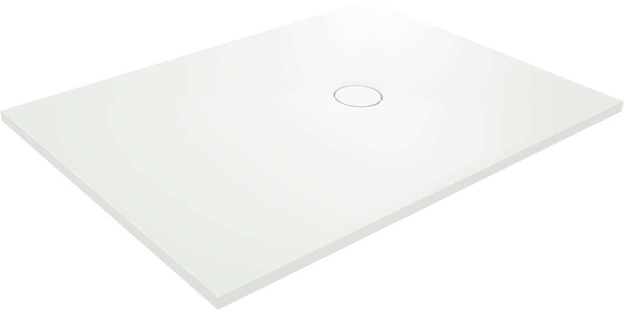 Balmani Lago receveur de douche 140 x 100 cm Solid Surface blanc mat