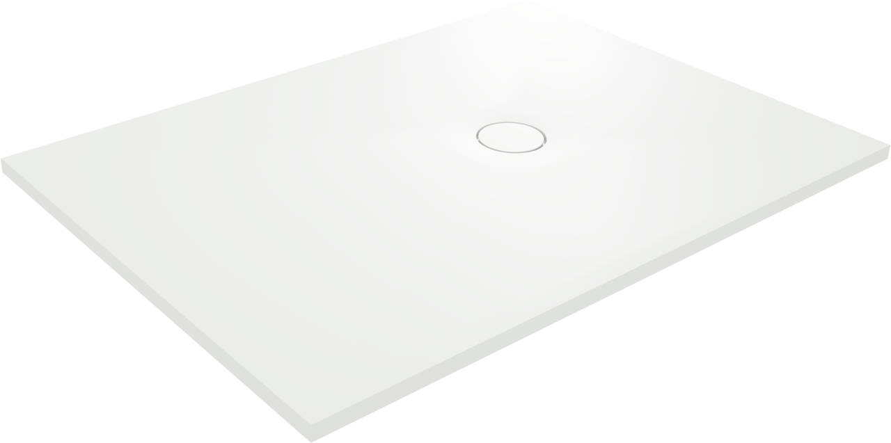 Balmani Lago receveur de douche 140 x 100 cm Solid Surface blanc mat