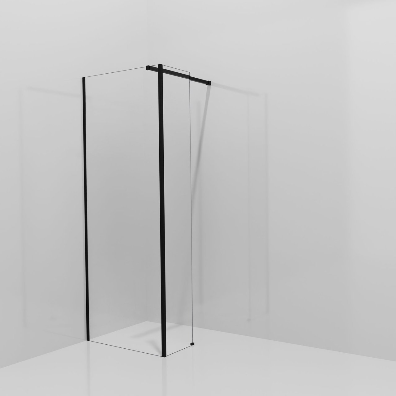 Balmani Modular douche à l'italienne avec paroi latérale fixe: 80 x 200 ...