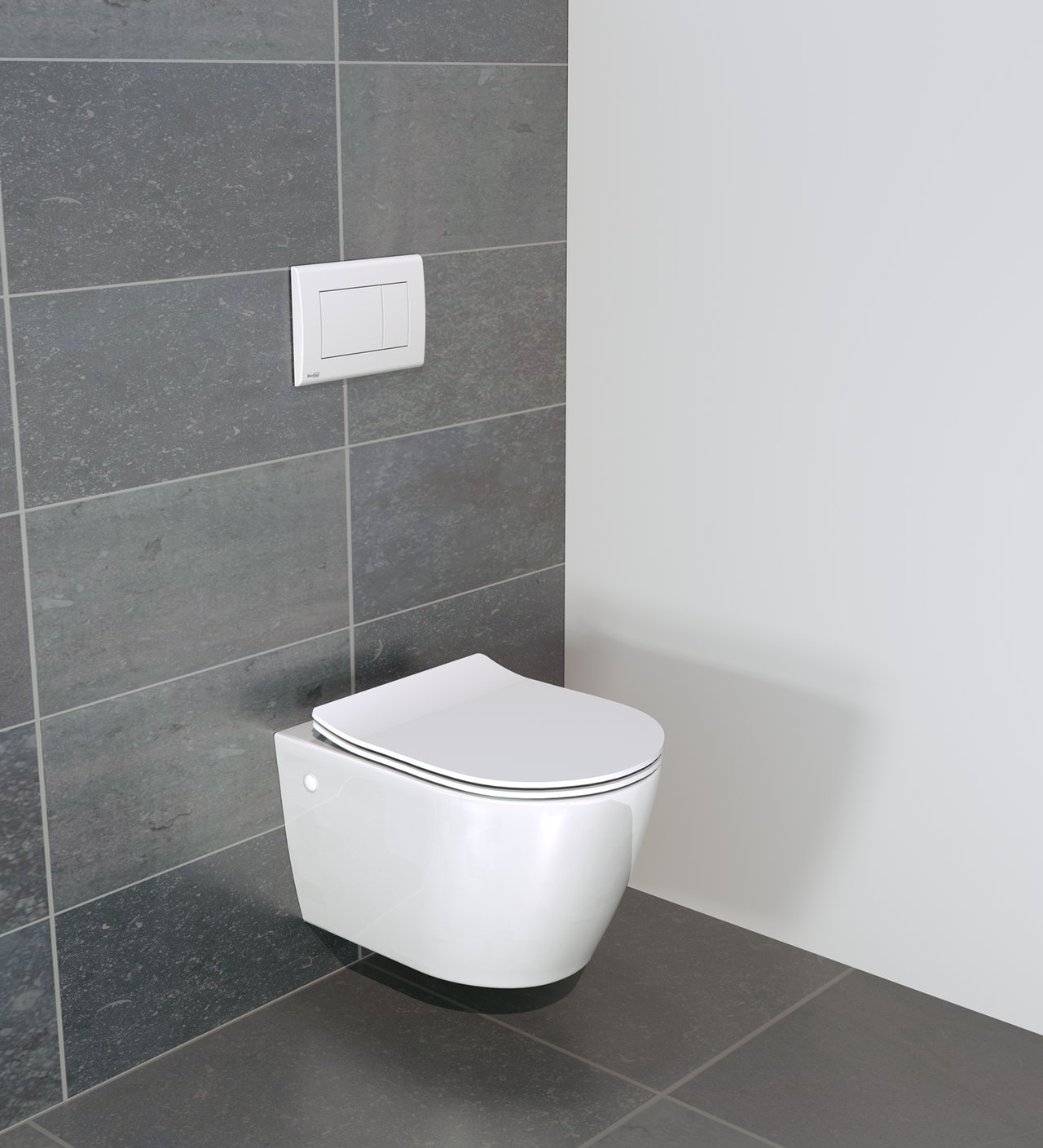 Luca Varess Borneo hangend toilet hoogglans wit randloos