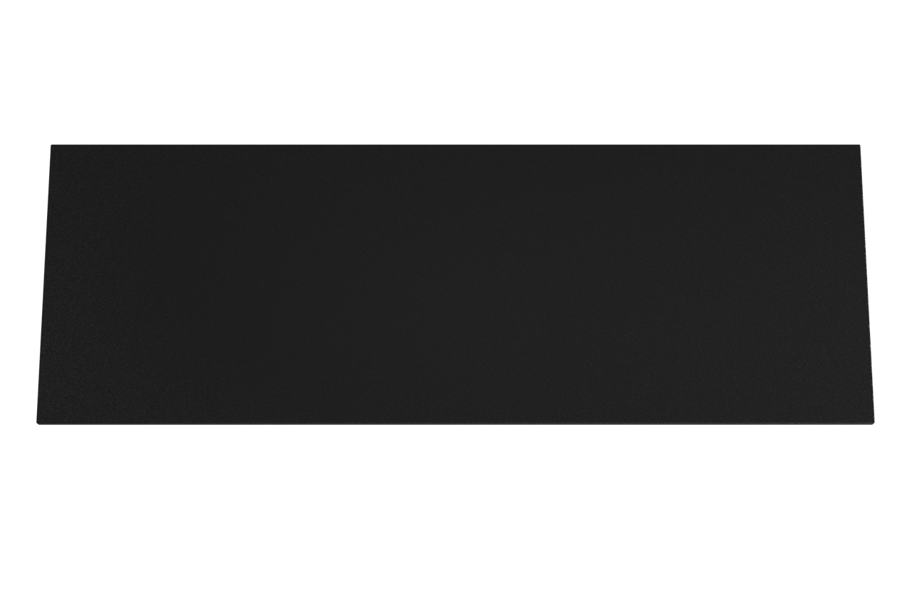 Storke Panton tablette simple ou double mdf enduit de poudre noir mat 150 x 52 cm