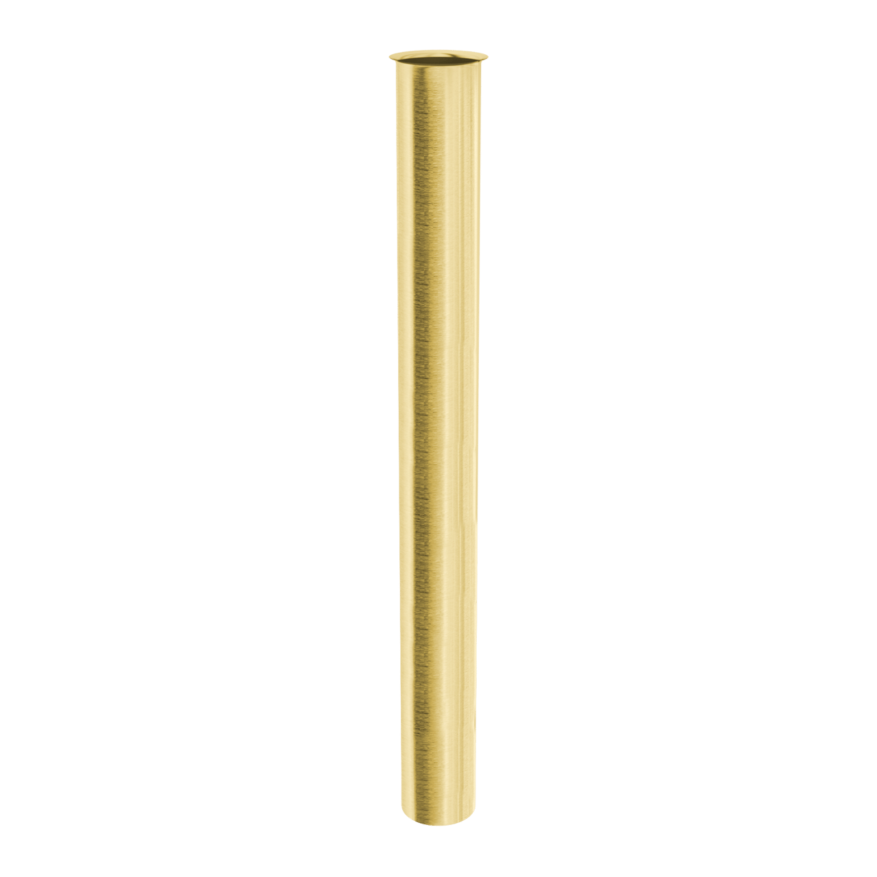 Santeg Draintube Verlängerungsstück mit Ringablauf Handwaschbecken, Brushed Gold, Ø32mm 30 cm