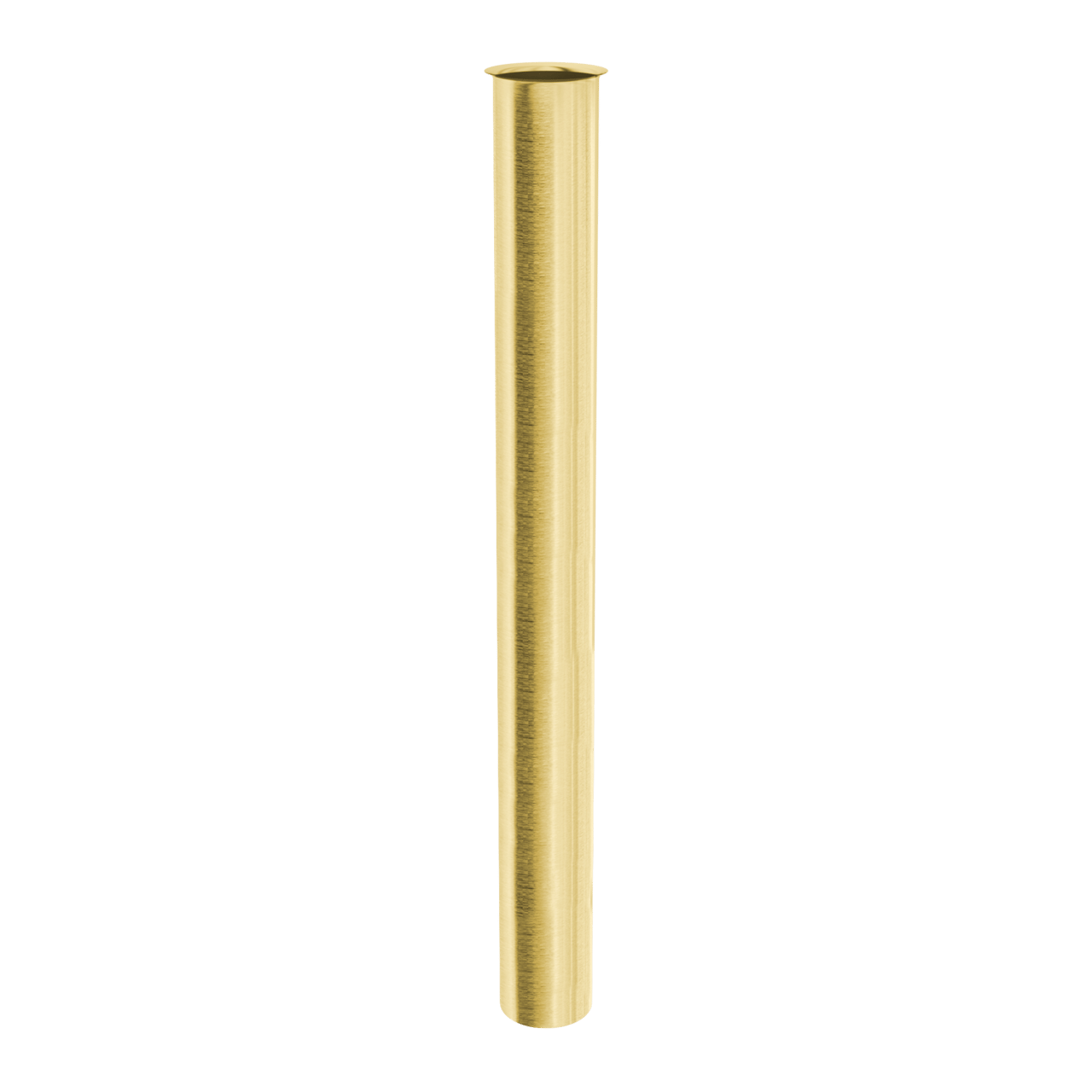 Santeg Draintube Verlängerungsstück mit Ringablauf Handwaschbecken, Brushed Gold, Ø32mm 30 cm
