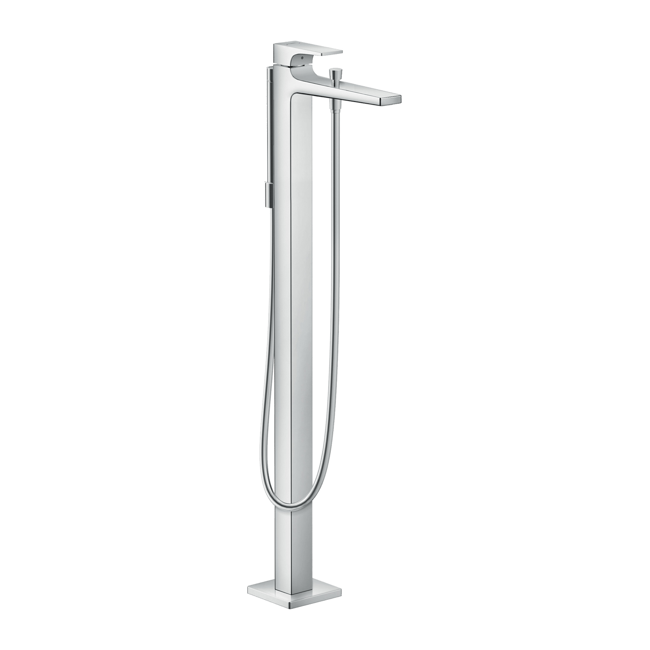 Hansgrohe Metropol robinet baignoire îlot avec douchette Chrome Brillant