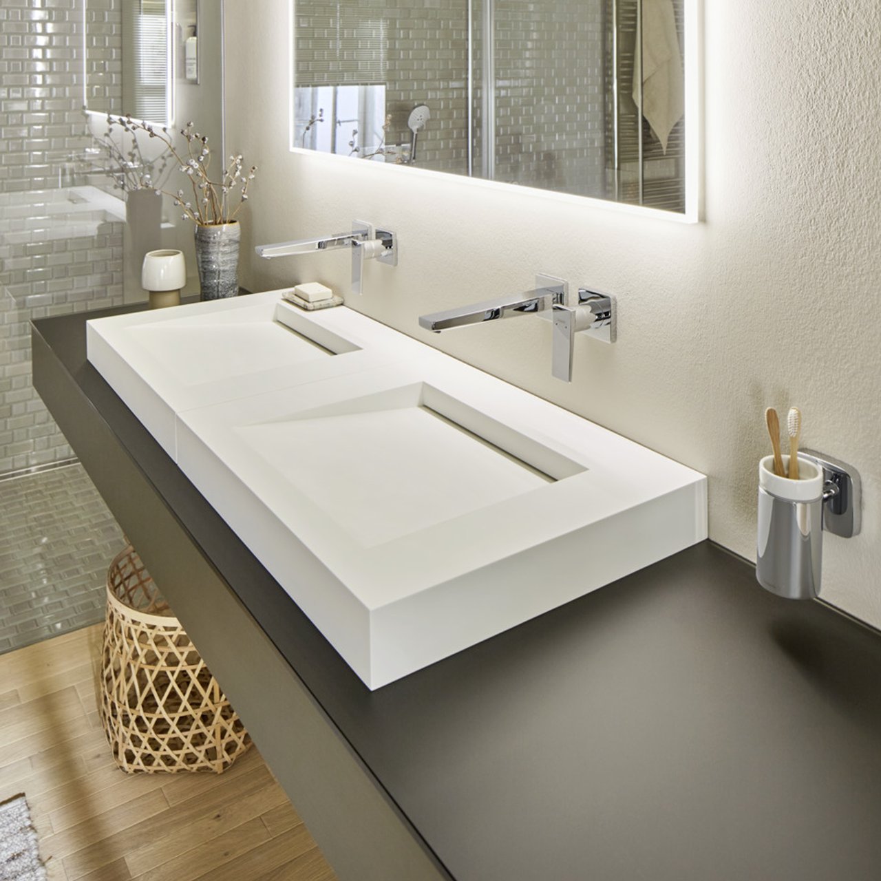 Hansgrohe Metropol inbouw wastafelkraan Glanzend Chroom