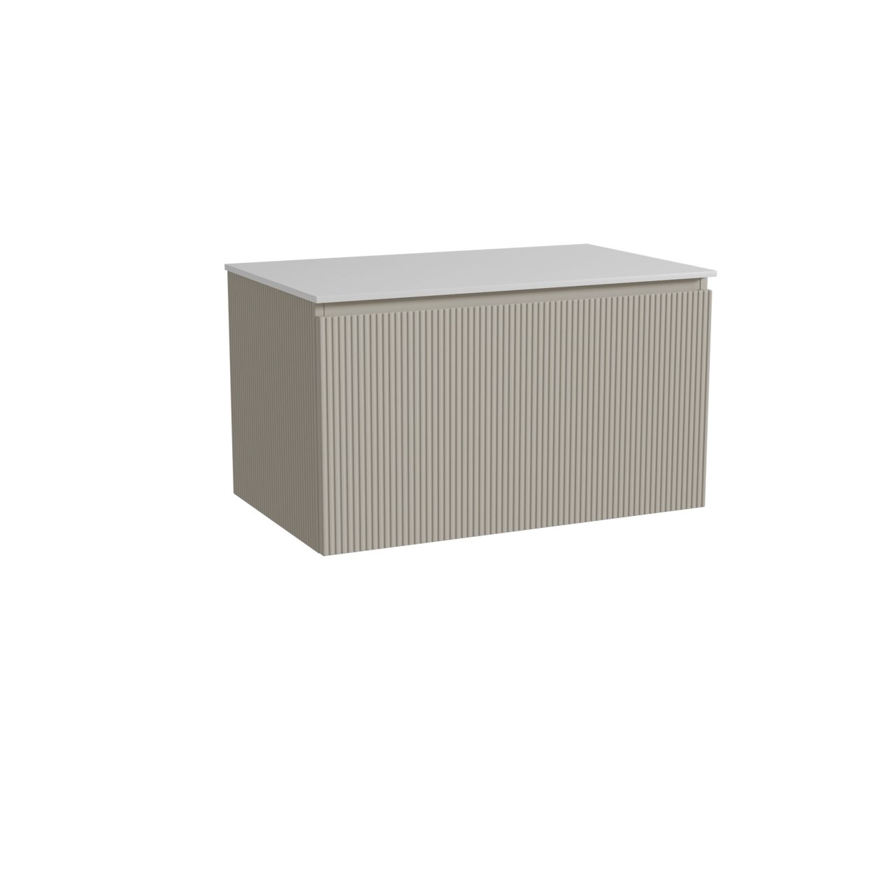 Storke Ribs meuble salle de bains avec tablette pour vasques Tavola