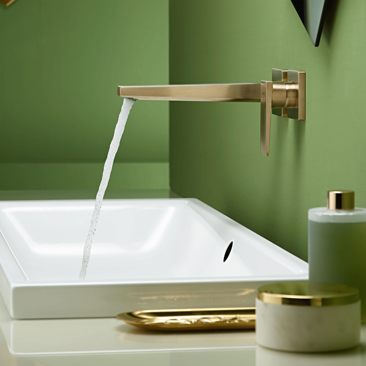 Hansgrohe Metropol Unterputz-Waschbecken Armatur: Brushed Bronze