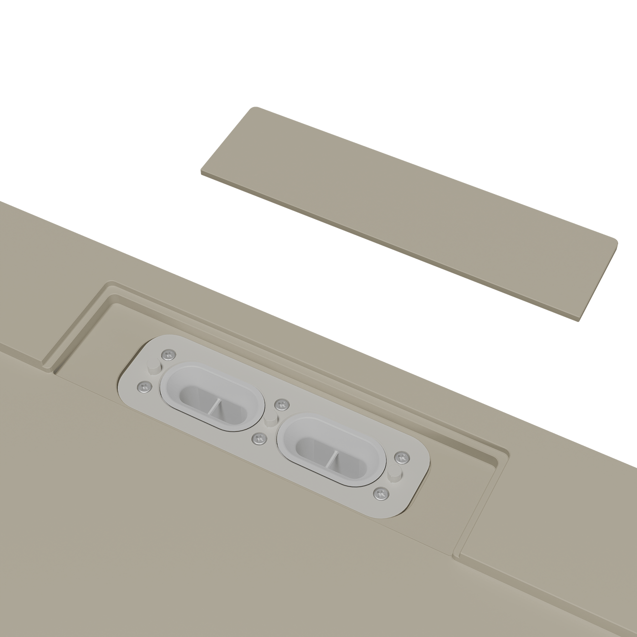 Balmani Andes receveur de douche 180 x 90 cm top solid soie grise