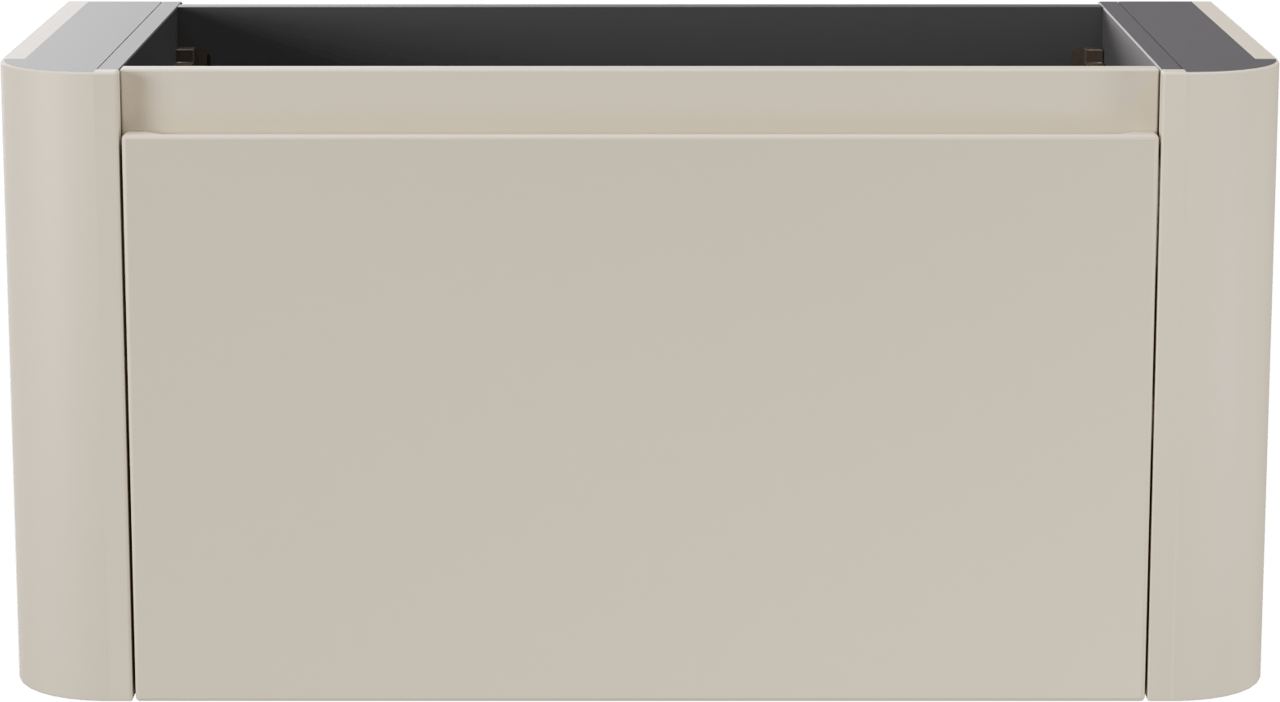 Storke Soft  hängendes möbelstück Waschtischunterschränke 100 x 46 cm Sand matt 2 Schubladen