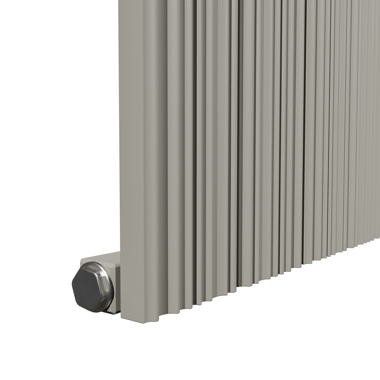 Vipera Mares sèche-serviettes simple 47 x 180 cm chauffage central soie grise raccordements latéral et central possibles 1315W