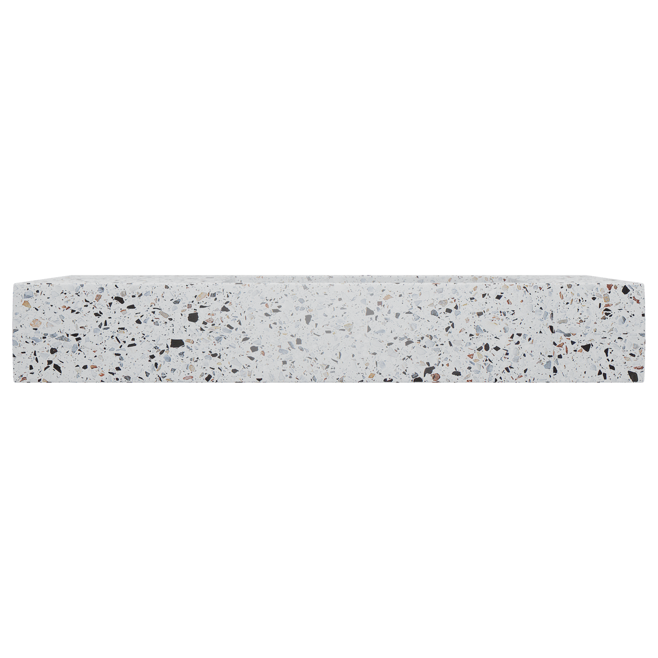 Balmani Mood fonteintje 65 x 20 cm Bianco Nero Terrazzo