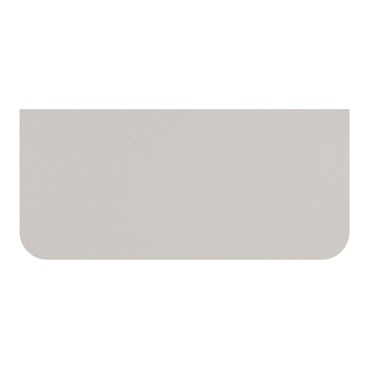 Storke Tavola Soft Einzelwaschtischplatte Beige Granit solid surface 100 x 46 cm