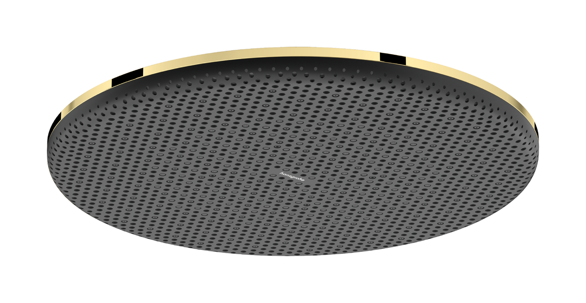 Hansgrohe Raindance Alive S Regendusche Duschkopf Rund, 1 Jet, Ø 30 cm, Polished Gold Optic