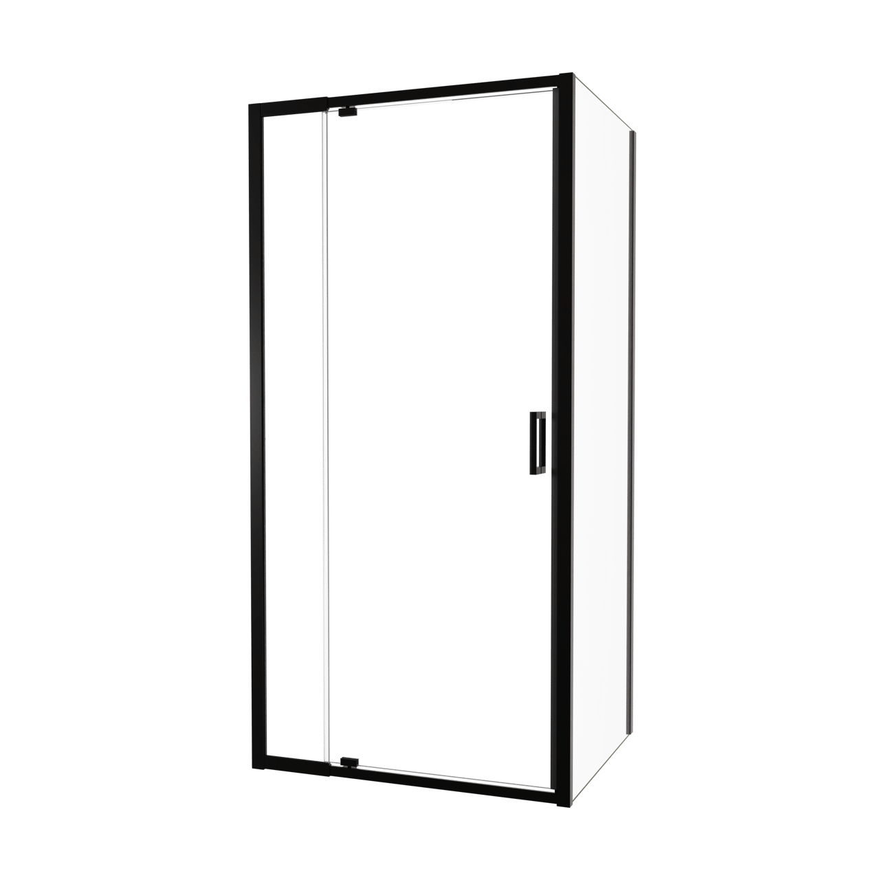 Luca Varess Vidor Telescope douche en coin avec porte pivotante