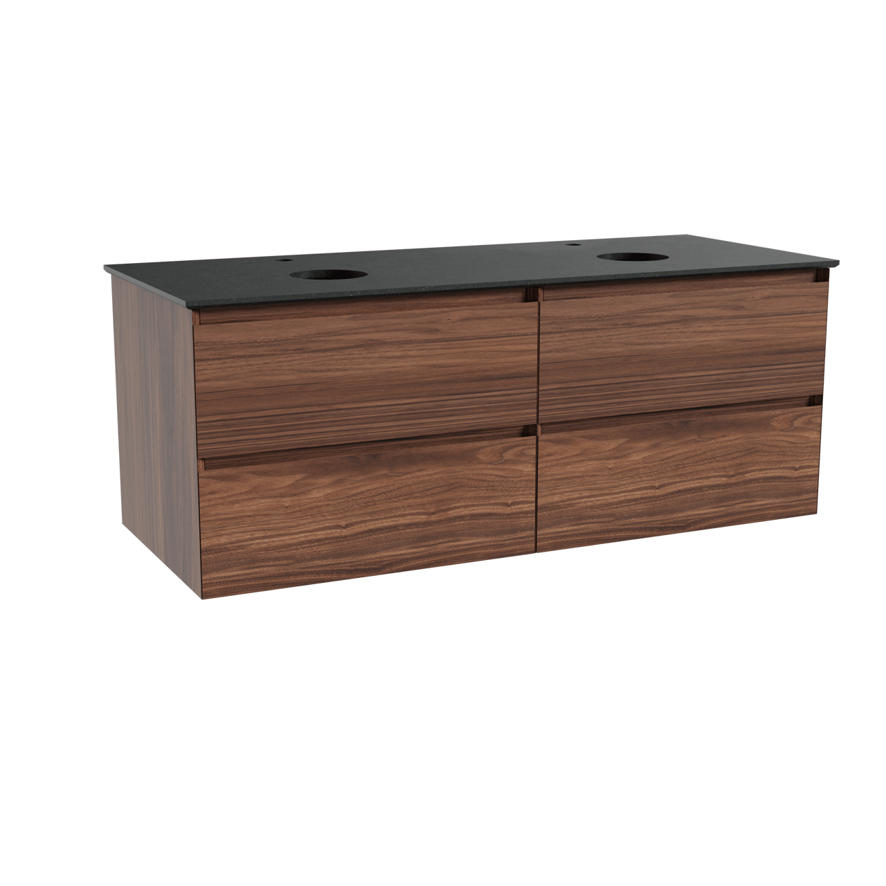 Balmani Mitra Badmöbel Set mit Facetta Waschtischplatte für Aufsatzwaschbecken