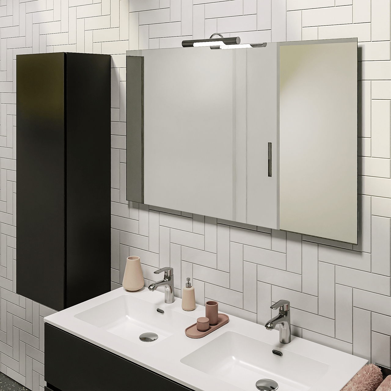 Storke Soto miroir rectangulaire 120 x 75 cm