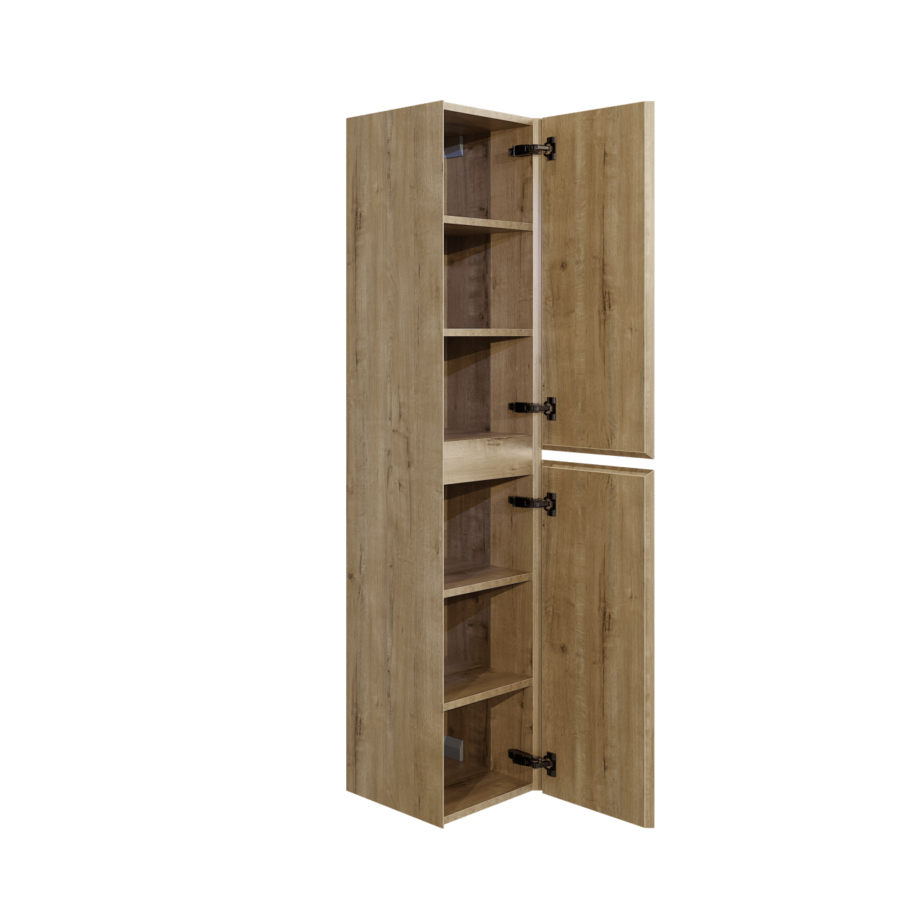 Balmani Mitra hängender Badhochschrank Eiche Rauh 35 x 35 x 169 cm