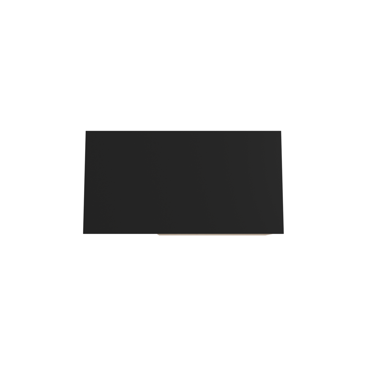 Storke Edge meuble salle de bains suspendu 100 x 52 cm chêne brut avec Panton tablette simple en mdf enduit de poudre noir mat