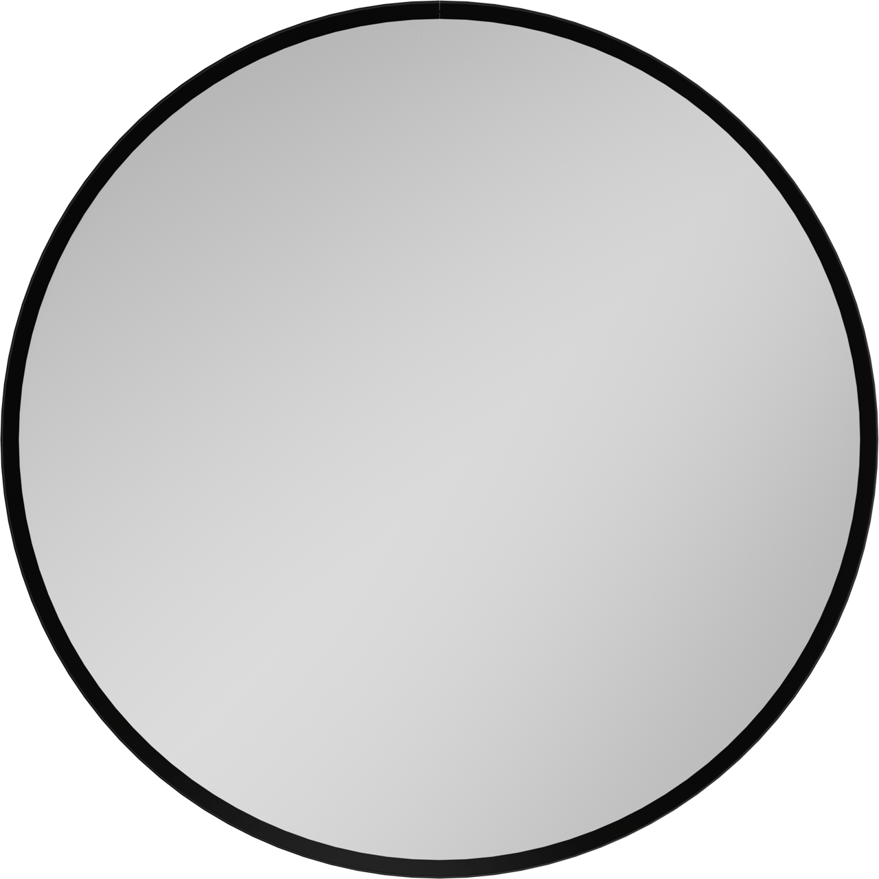 Balmani Auro ronde toiletspiegel zwart Ø 45 cm