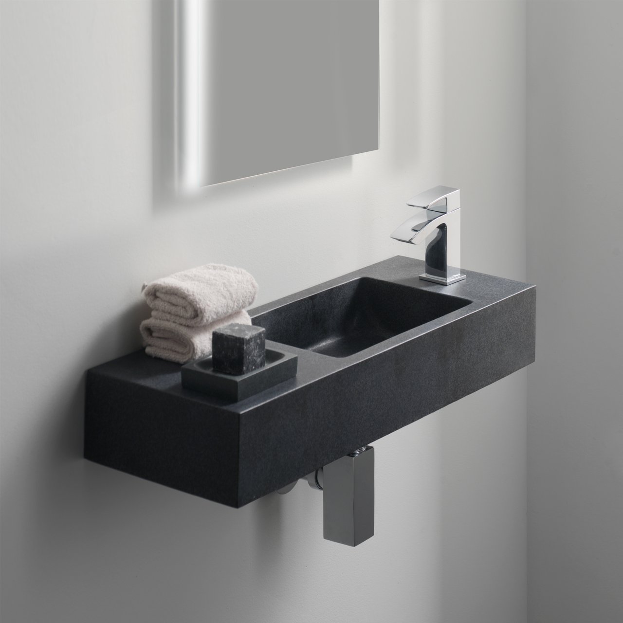 Blaufoss Miniato robinet de lave-mains chrome brillant