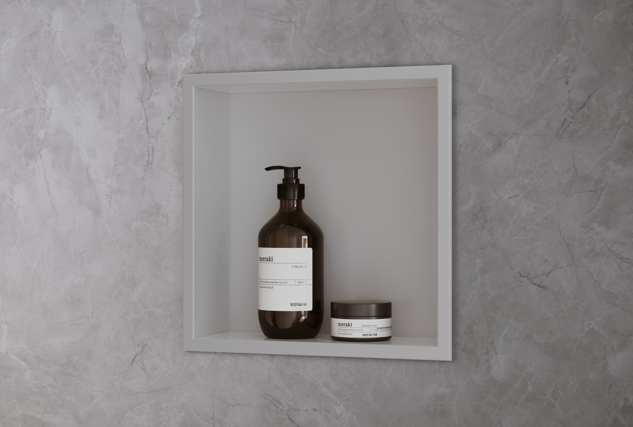 Hansgrohe XtraStoris Einbaunischen beton dunkelgrau