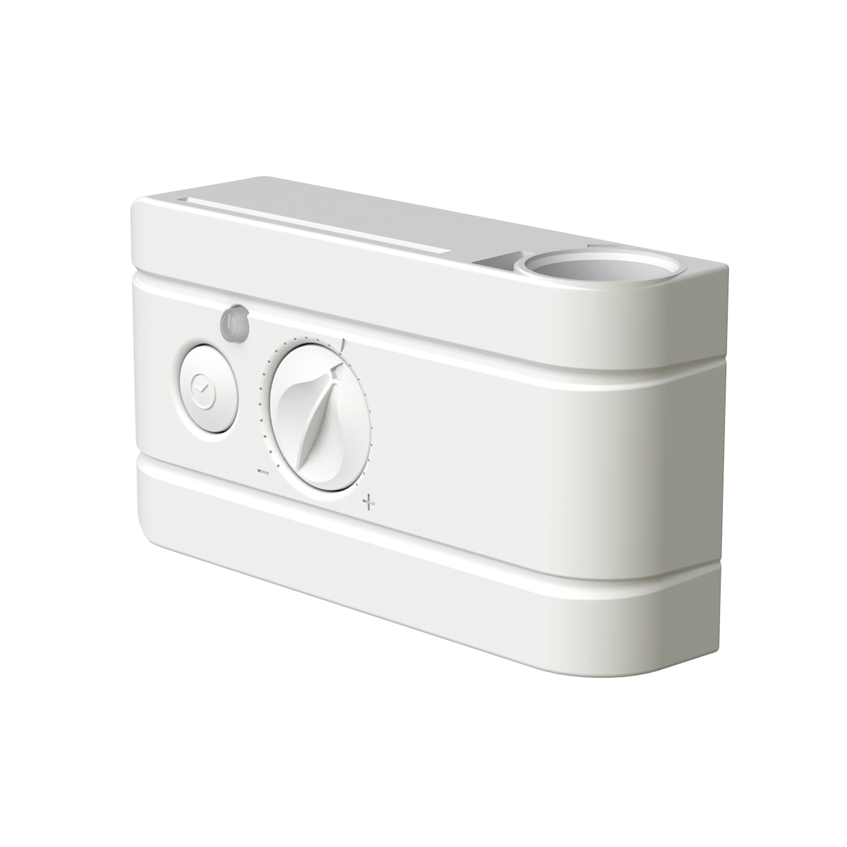 Vipera régulateur thermostatique analogique pour sèche-serviettes électrique blanc