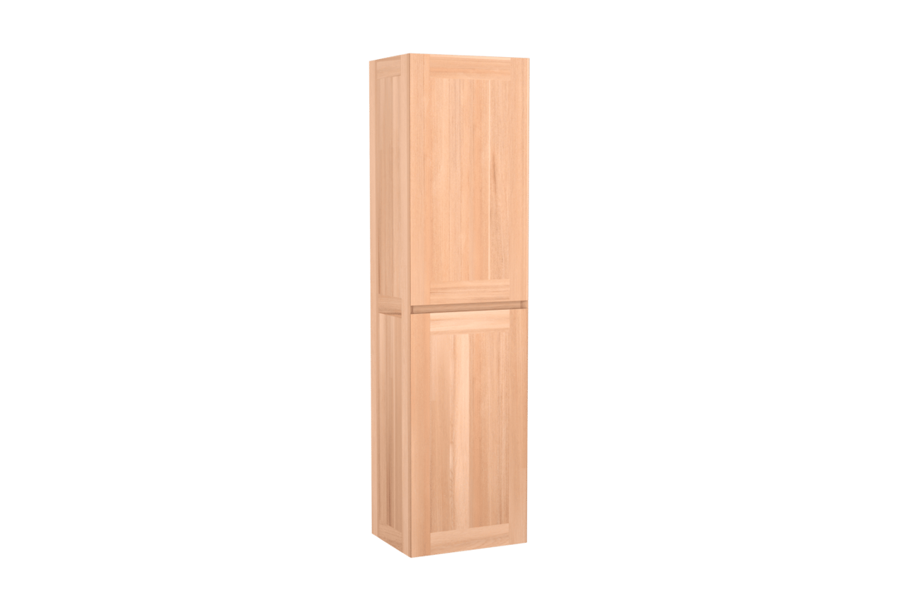 Balmani Mitra zwevende badkamerkast teak 45 x 35 x 169 cm