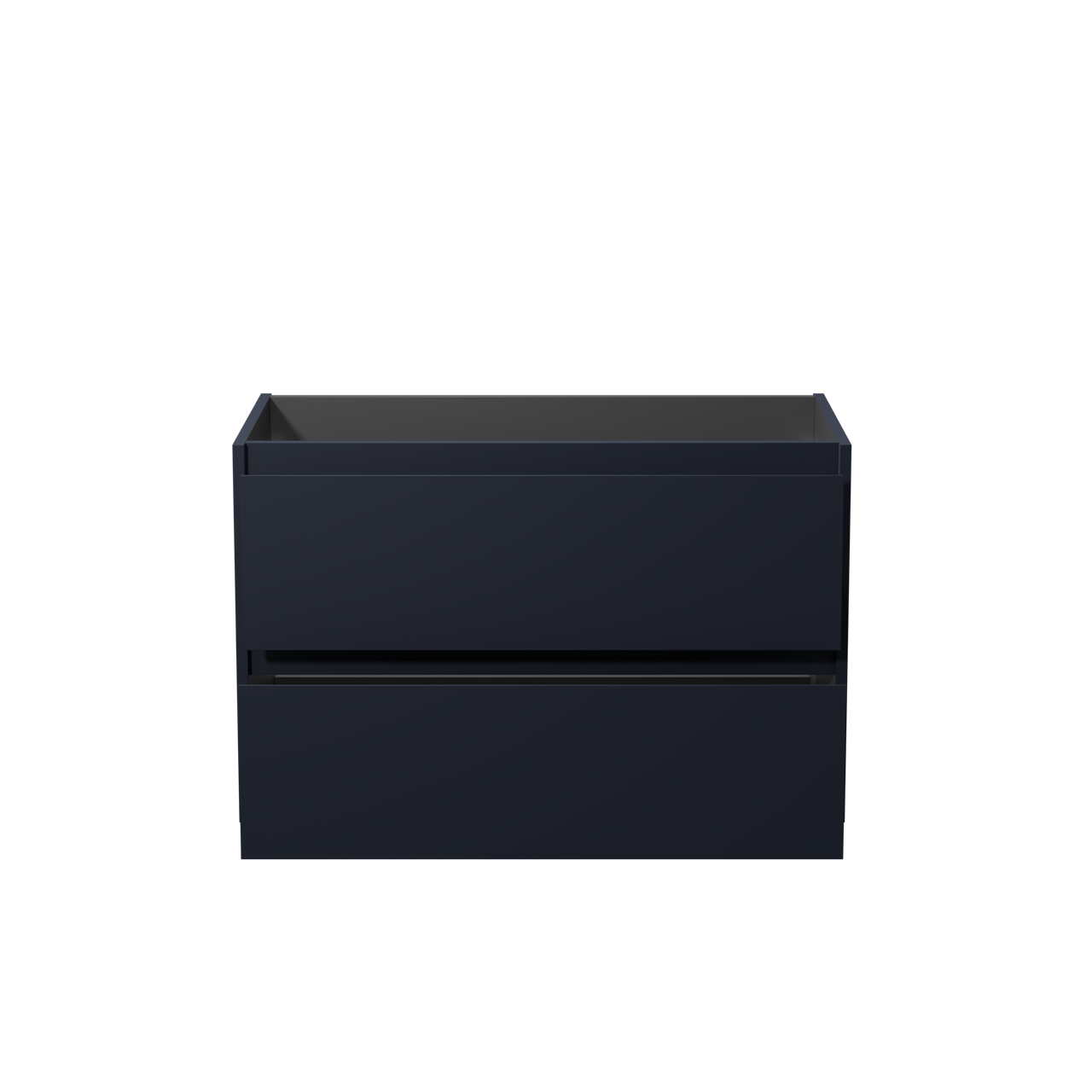 Storke Seda zwevende wastafelonderkast 95 x 52 cm Nachtblauw 2 lades