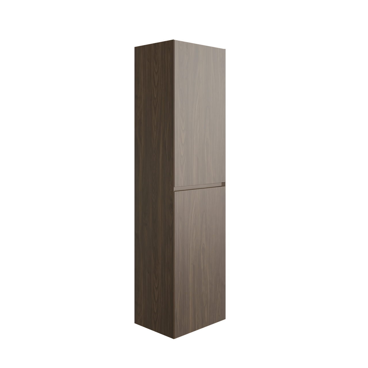 Balmani Mitra zwevend badkamerkast melamine notenhout 45 x 35 x 169 cm