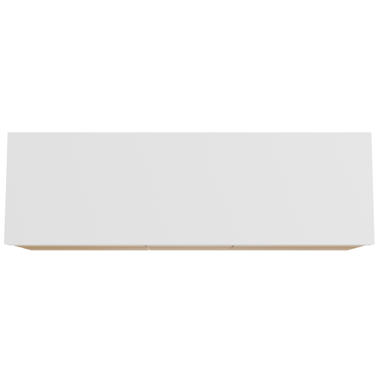 Balmani Mitra zwevend badkamermeubel 180 x 55 cm natuur eik met Dominus enkel of dubbel tablet in solid surface mat wit