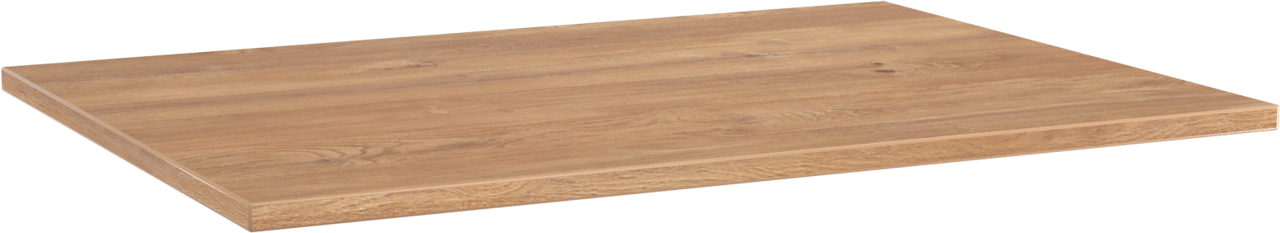 Storke Panton tablette simple chêne brut mélaminé 75 x 52 cm