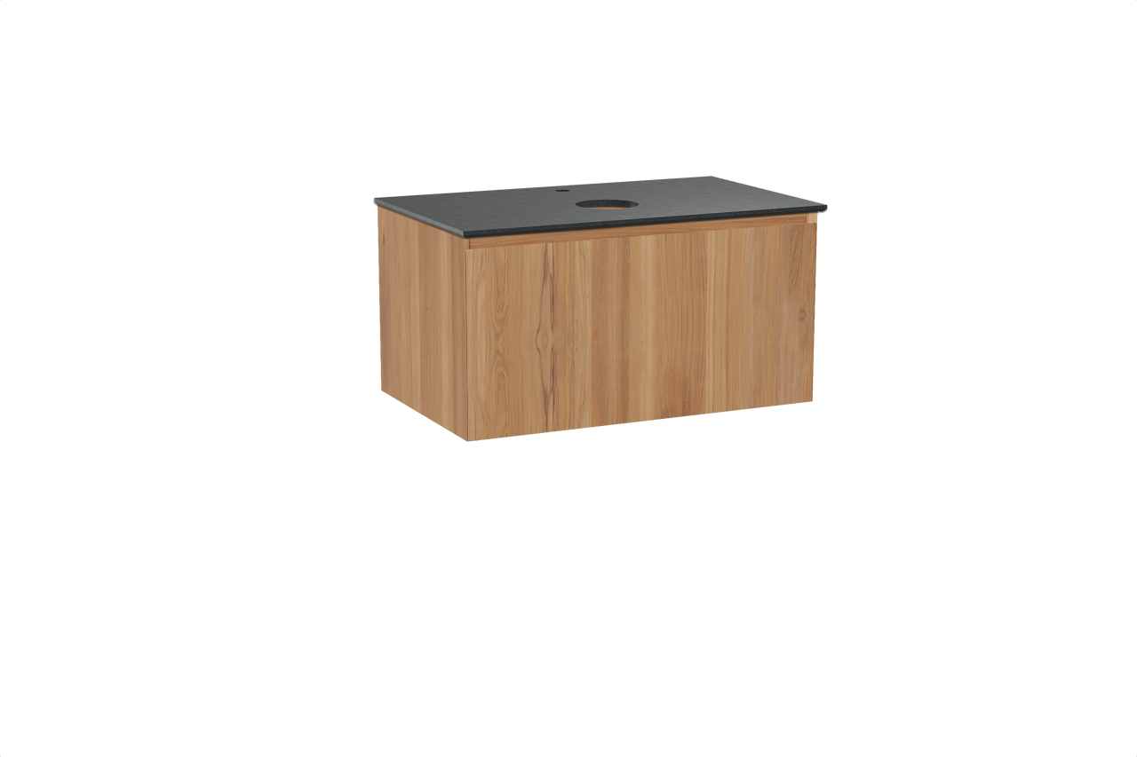 Balmani Idra badkamermeubel met Facetta wastafelblad voor waskom(men)