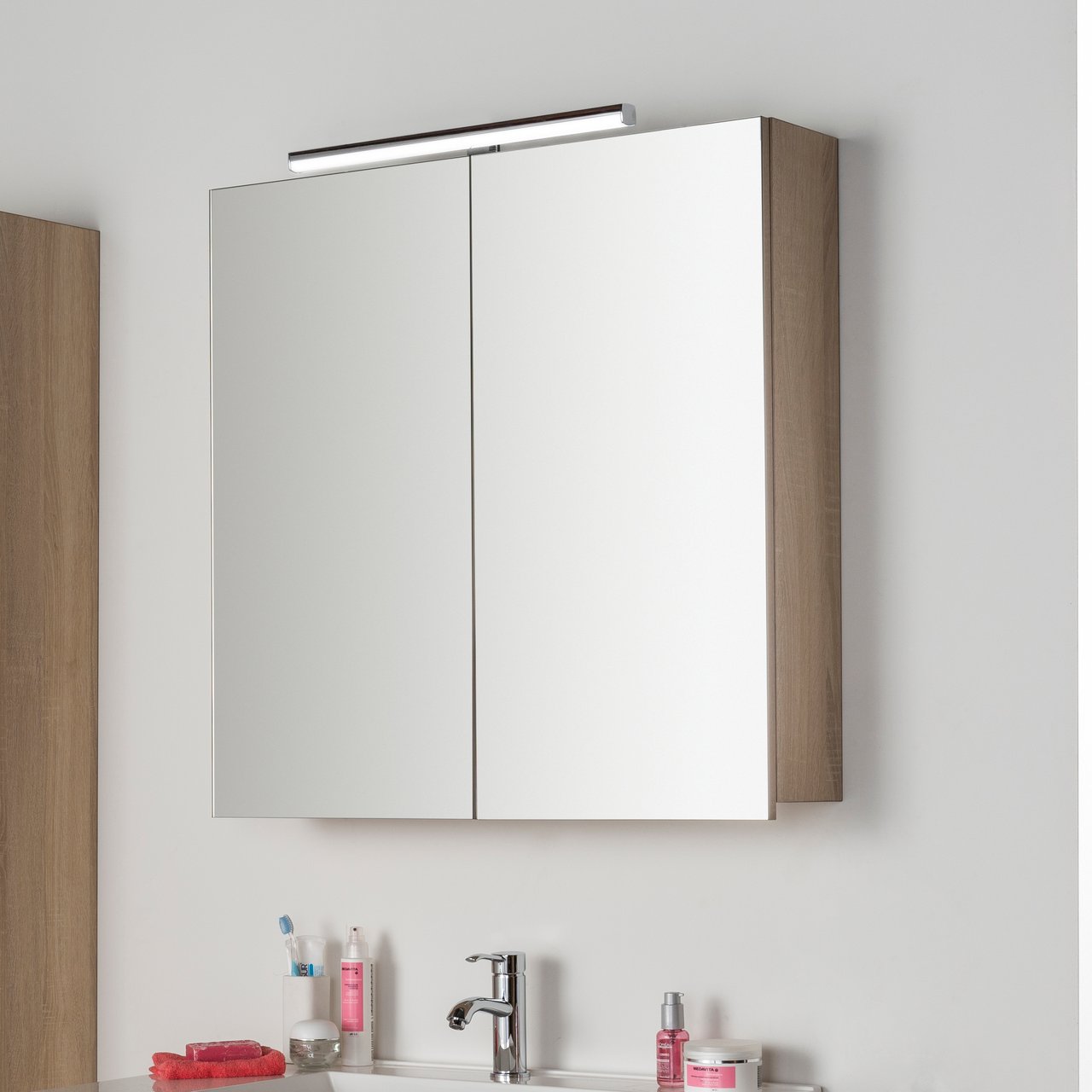 Balmani Verona LED Spiegelbeleuchtung: 49 cm, Chrom