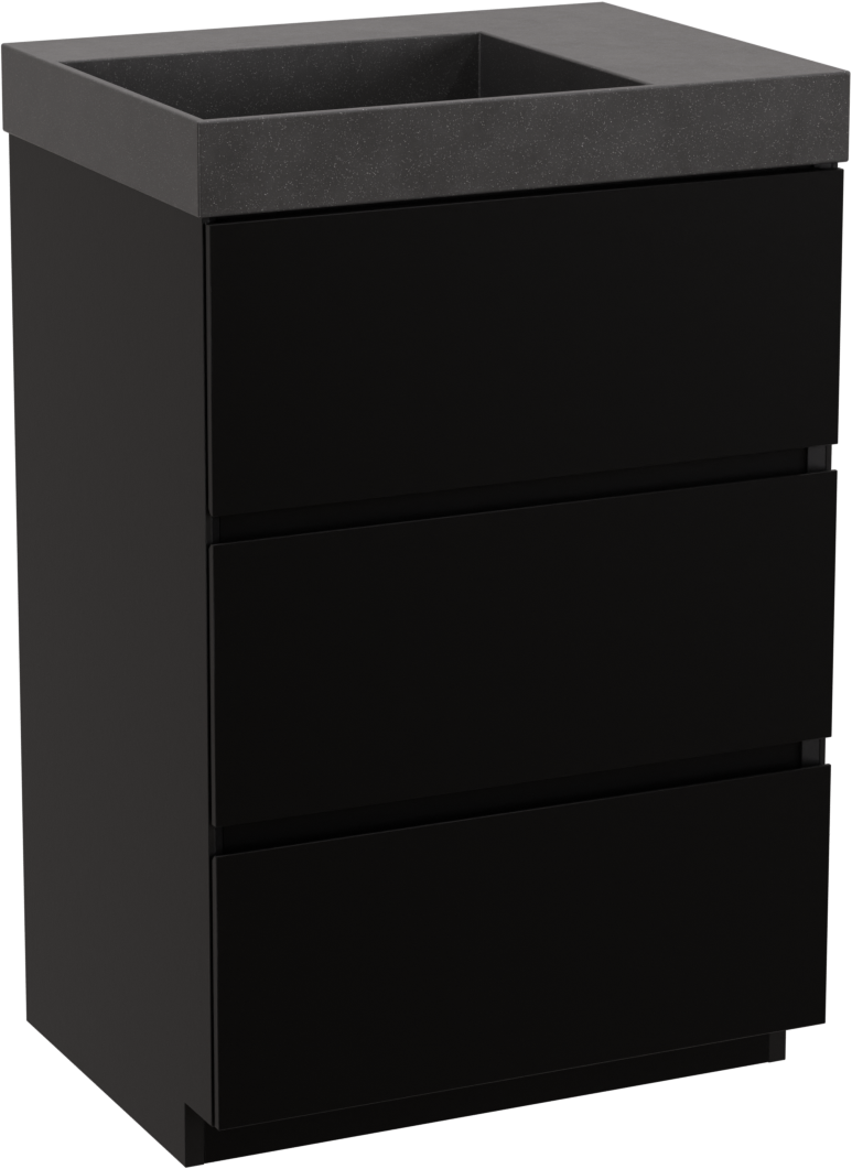 Storke Edge Badmöbel mit Jura Waschtisch