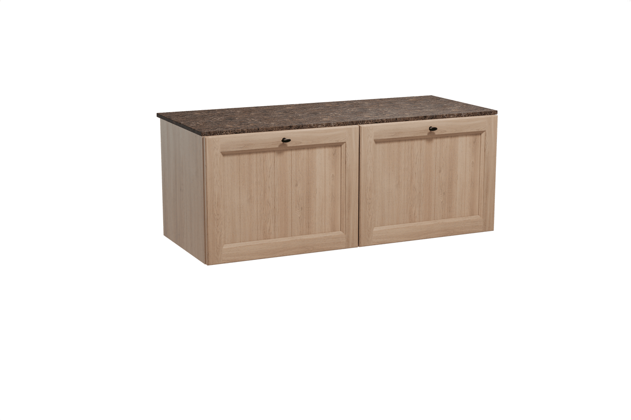 Balmani Lemon Badmöbel mit Stretto Waschtischplatte für Aufsatzwaschbecken