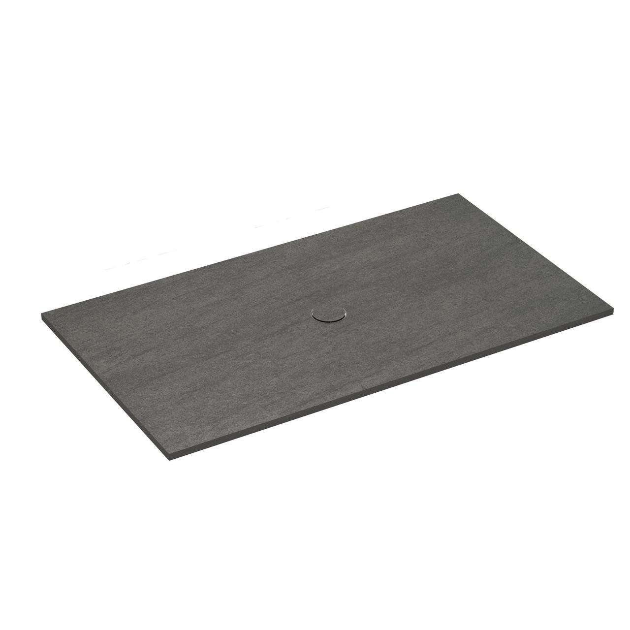 Balmani Studio douchebak 160 x 90 cm keramiek Basalt Black