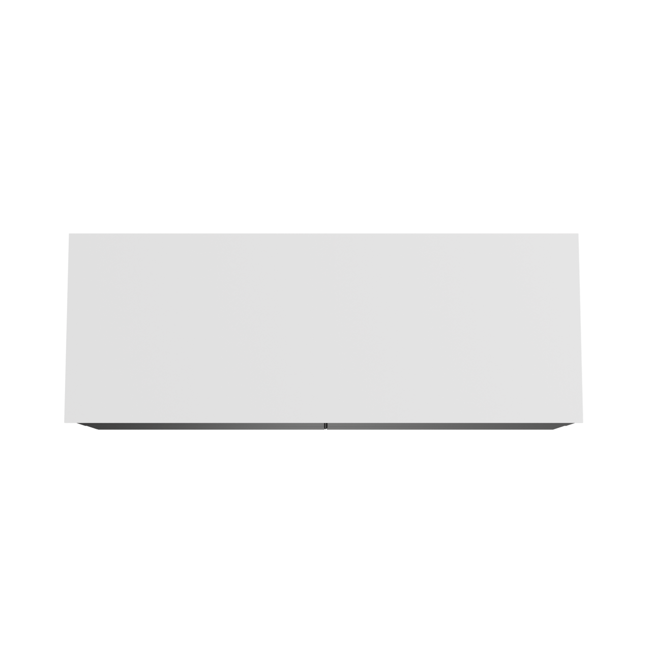 Balmani Mitra zwevend badkamermeubel 150 x 55 cm mat zwart met Stretto enkel of dubbel tablet in solid surface mat wit