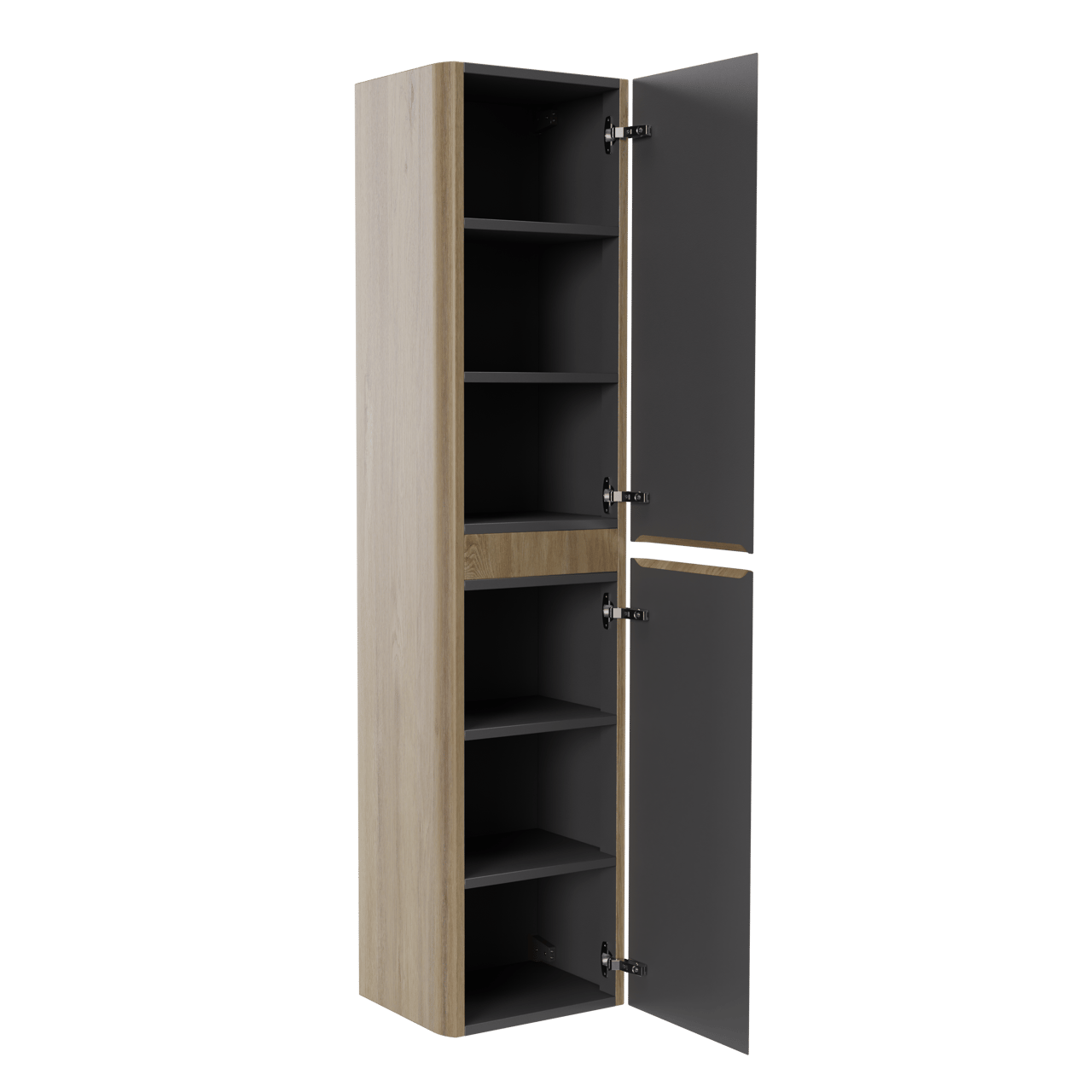 Storke Soft colonne salle de bains suspendu chêne brut 40 x 35 x 170 cm