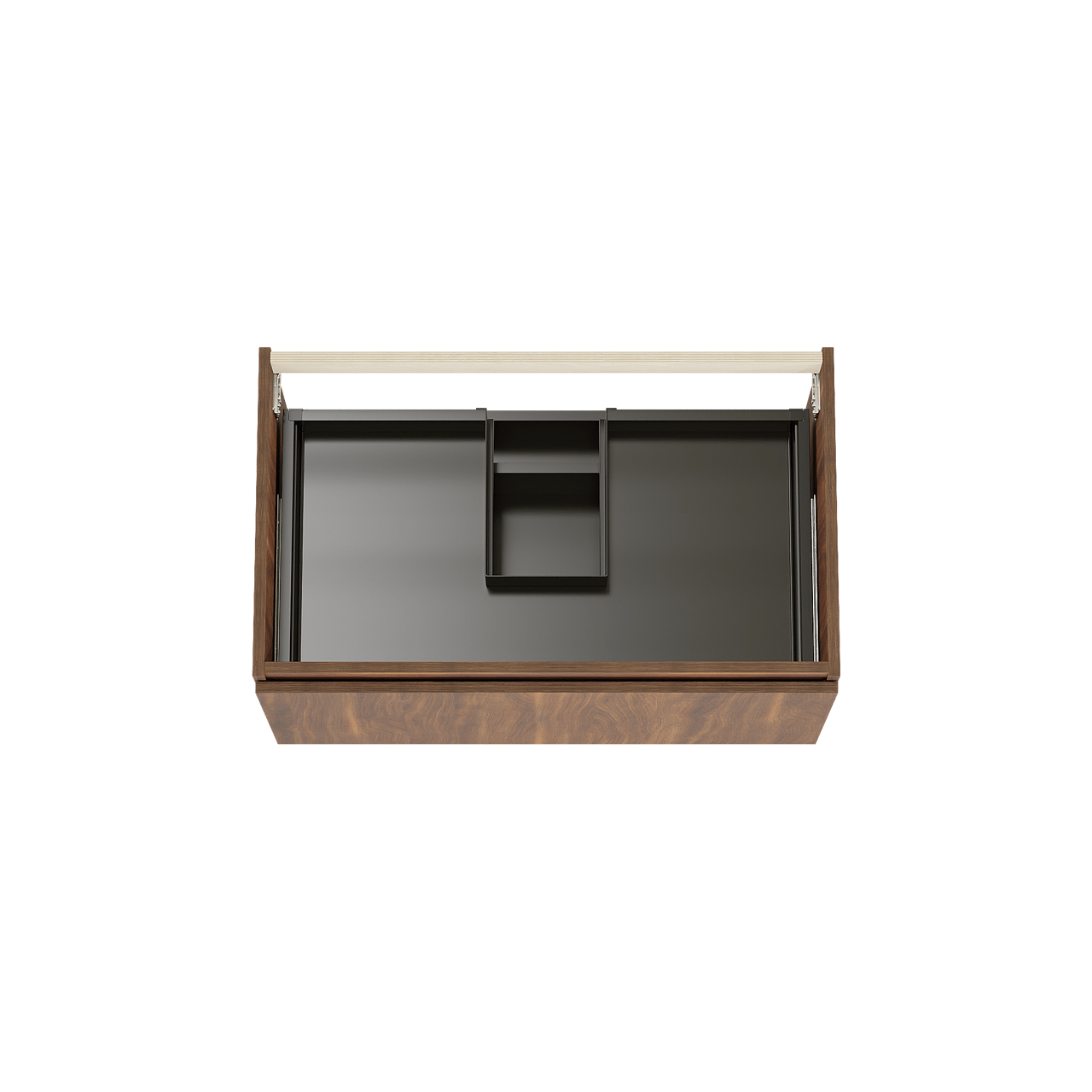 Balmani Sfera zwevende wastafelonderkast 90 x 55 cm Amerikaanse notelaar 2 lades