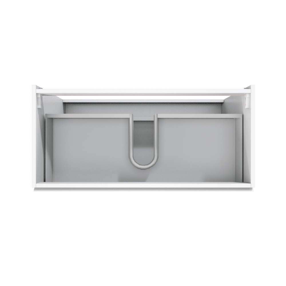 Storke Delta cabinet 3 dr 100x85x48cm 1U mat white