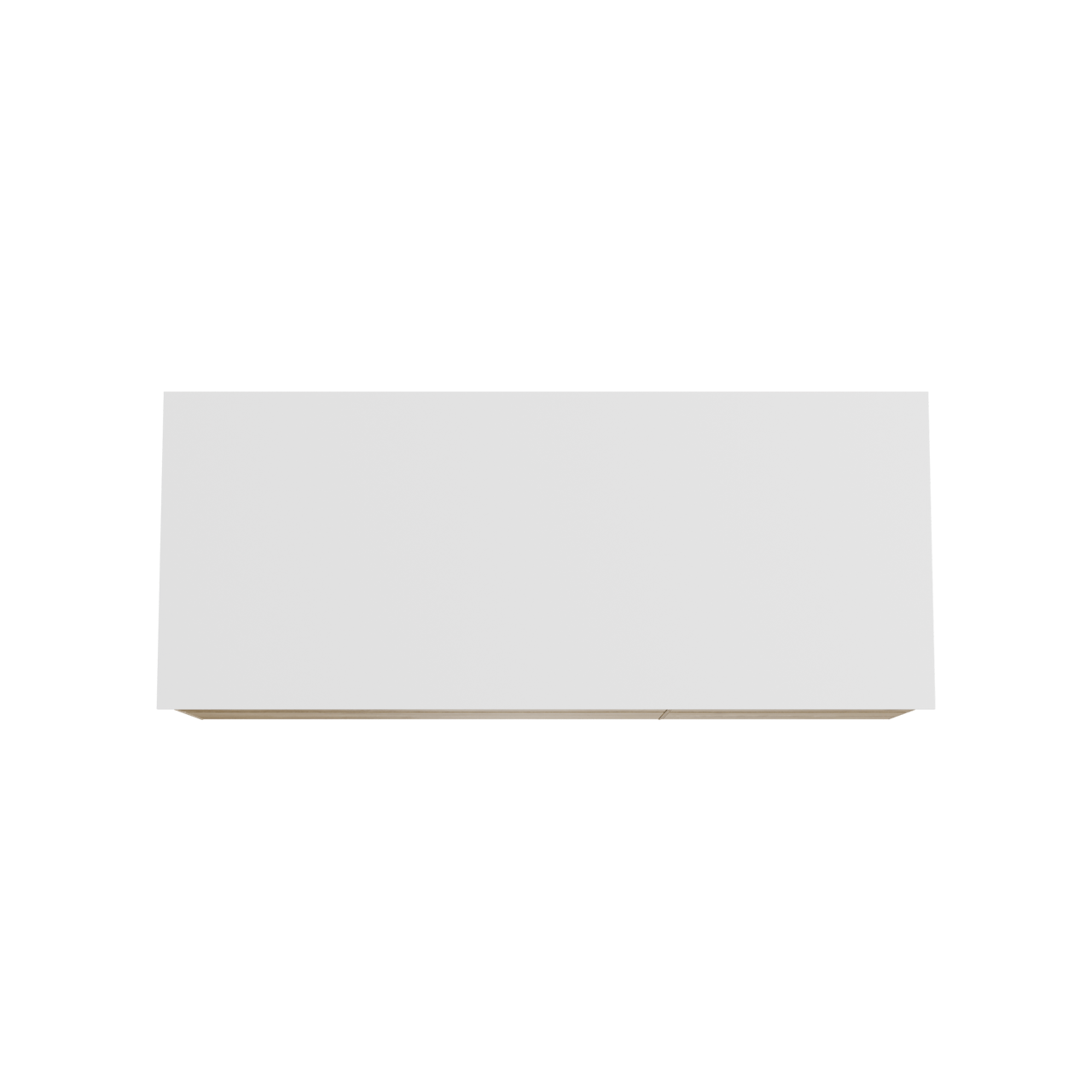 Balmani Mitra meuble salle de bains suspendu 135 x 55 cm chêne brut avec Stretto tablette simple ou double en solid surface blanc mat