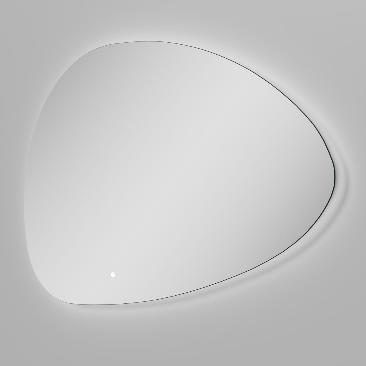 Luca Varess Organic organische badkamerspiegel 120 cm met spiegelverlichting en anti-damp