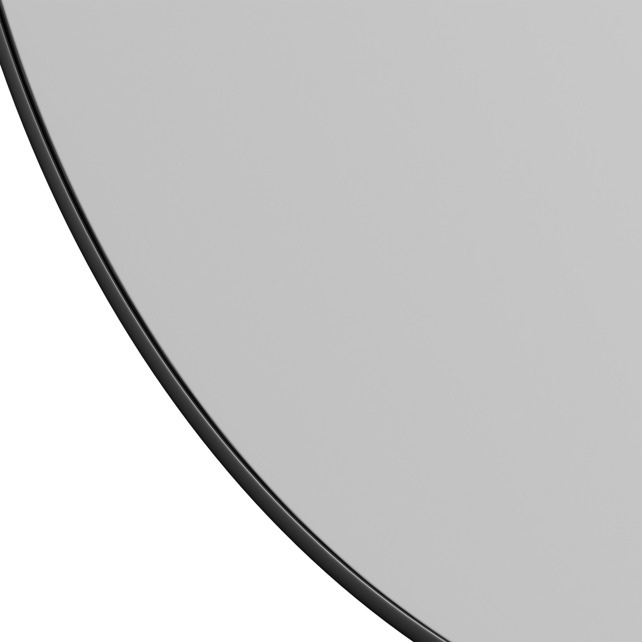 Storke Nero miroir rond noir Ø 60 cm