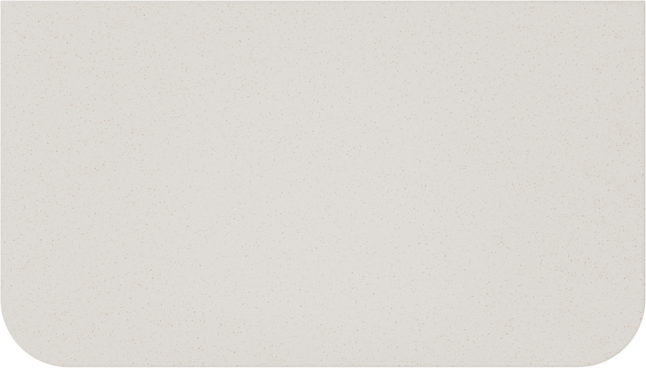 Storke Soft zwevend badmeubel 80 x 46 cm Sand mat met Tavola Soft enkel wastafelblad in solid surface beige granita