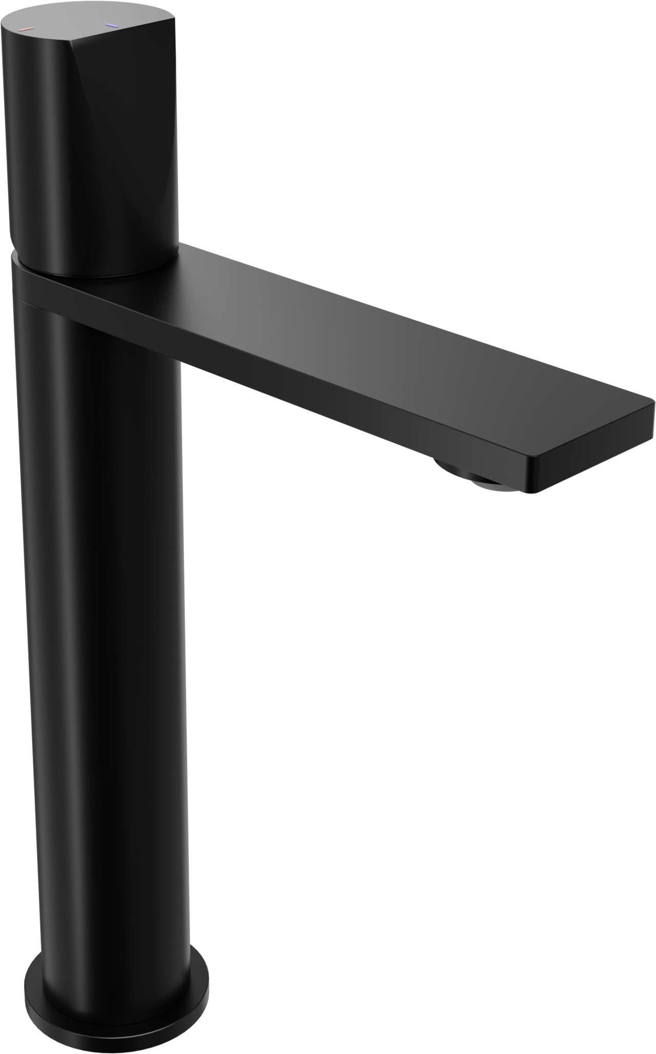 Blaufoss Eris EcoStart robinet de lavabo surélevé Noir Mat