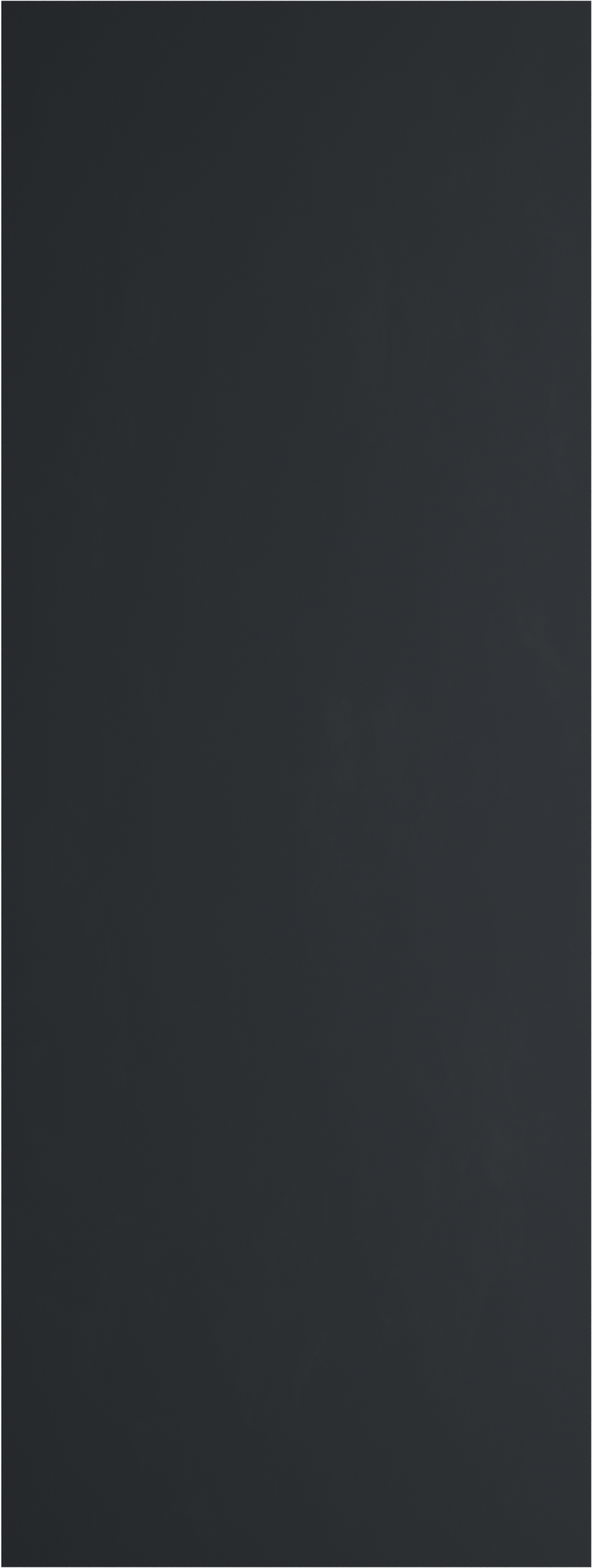 Luca Varess Artdeco Duschrückwand: 90 x 244 cm, Alu-Komposit, Grafitgrau matt