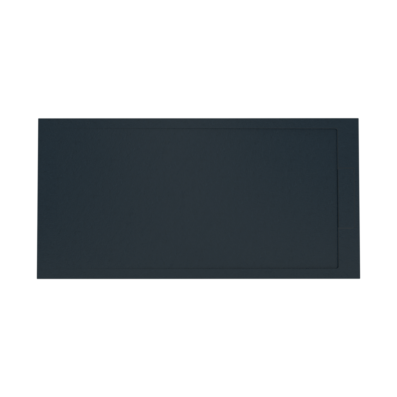 Balmani Indus douchebak 160 x 80 cm composietmarmer grafietgrijs leisteenstructuur